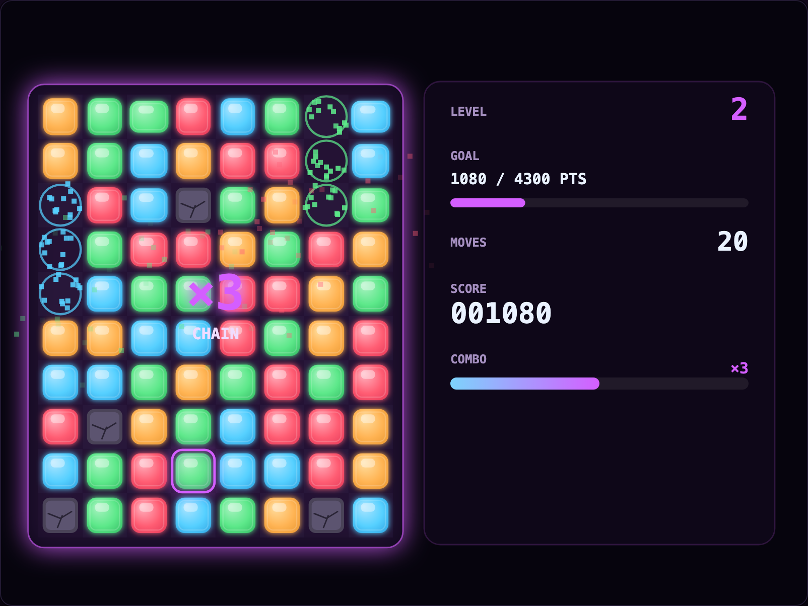 Cascade gameplay screenshot 3