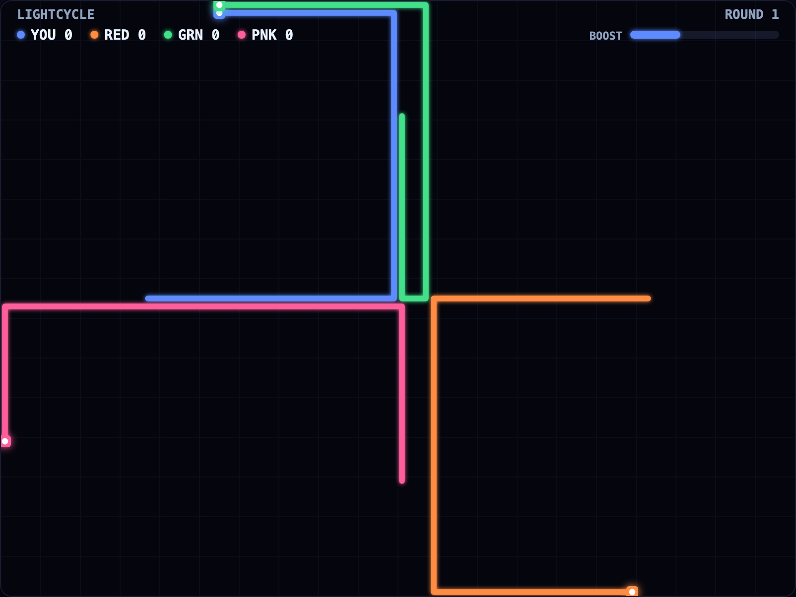 Lightcycle gameplay screenshot 2